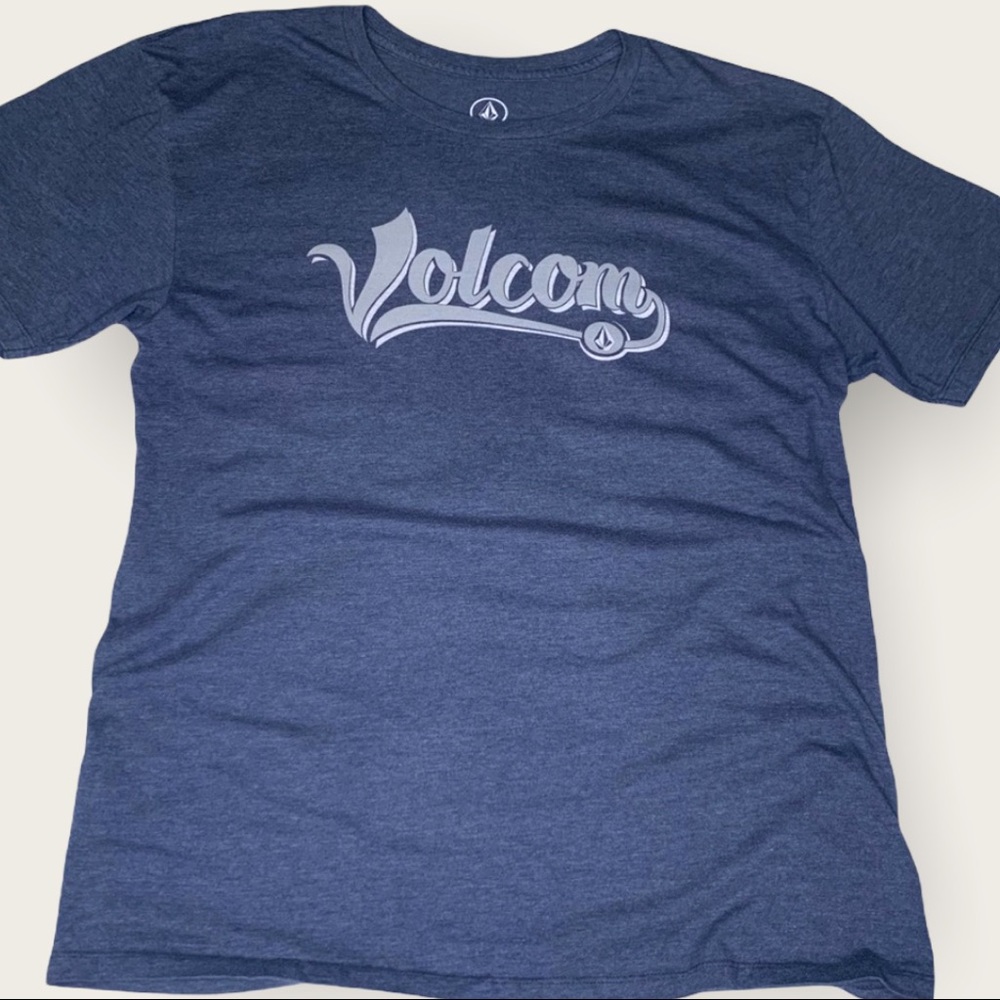 Volcom (L) Navy logo tshirt
